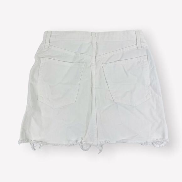 Rag & Bone Anna Full-Zip Front Frayed Denim Skirt Size 26 - Picture 4 of 10